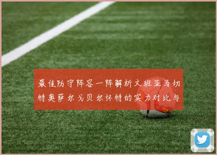最佳防守阵容一阵解析文班亚马切特奥萨尔戈贝尔怀特的实力对比与展望