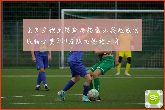 圭多罗德里格斯与格雷米奥达成协议转会费300万欧元签约三年
